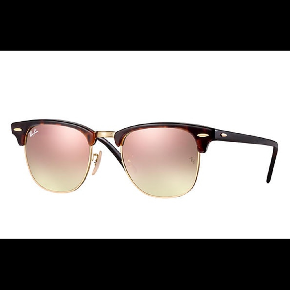ROSE GOLD RAYBAN CLUBMASTERS
